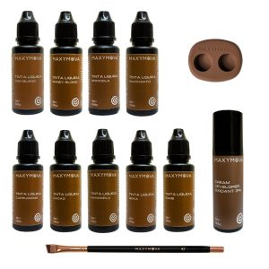 MAYMOVA Farbe za obrve - tinta liquid KIT