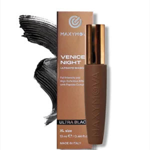 MAXYMOVA VENICE NIGHT maskara | Maskara sa efektom lash lifta za definiciju, uvijenost i dužinu trepavica – Ultra crna XL, 13 ml
