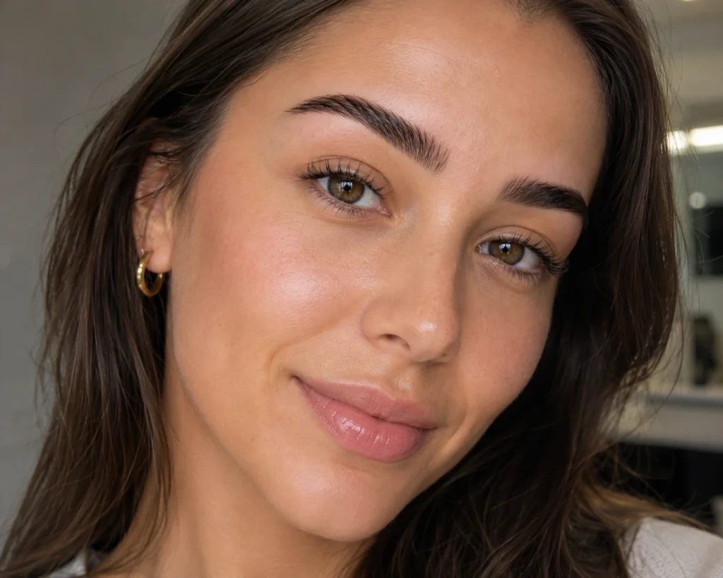 Your face, but upgraded: Zašto su obrve i trepavice najvažniji detalji prirodnog makeup look-a? prirodno definisane obrve podignute trepavice 1