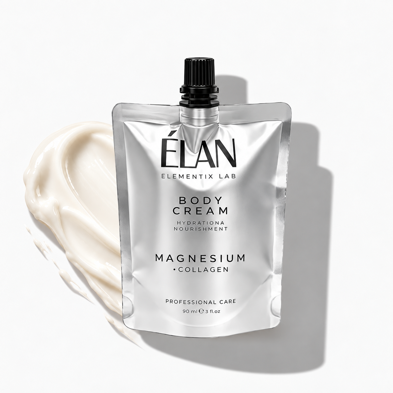 ÉLAN ELEMENTIX LAB Magnesium + Collagen krema za telo, 90 ml ÉLAN ELEMENTIX LAB Magnesium + Collagen krema za telo, 90 ml
