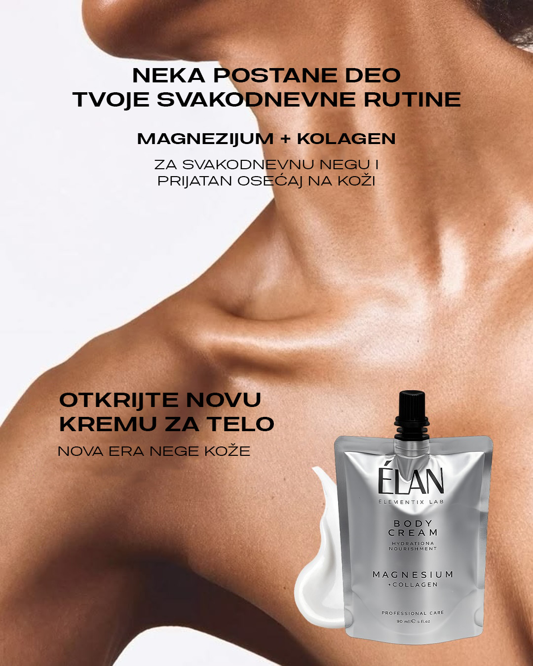 ÉLAN ELEMENTIX LAB Magnesium + Collagen krema za telo, 90 ml ÉLAN ELEMENTIX LAB Magnesium + Collagen krema za telo, 90 ml - Slika 3
