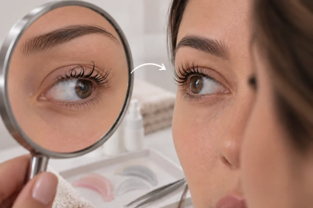 Lash lift korekcija: šta kada su trepavice previše uvijene ili rezultat nije dobar? previse uvijene trepavice